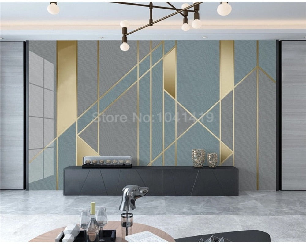 Custom Wallpaper Geometric Lines